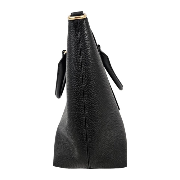 Michael Kors Austen Medium Pebbled Leather Satchel Handbag - Picture 5 of 8